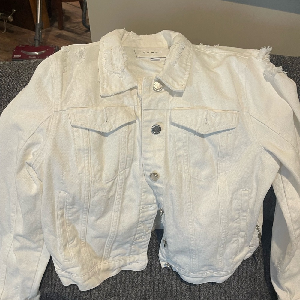 White Denim Jacket